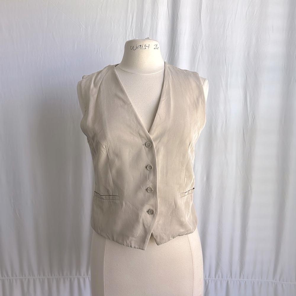 Zara button up vest